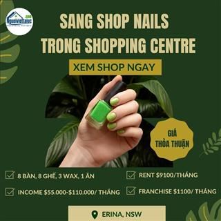 Sang lại shop nail thu nhập cao trong shopping centre Erina, NSW