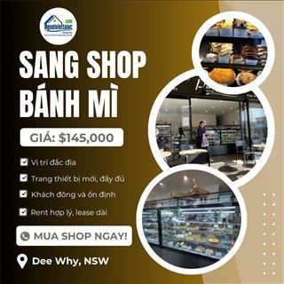 Sang shop bánh mì gần biển và shopping centre vùng Dee Why, NSW